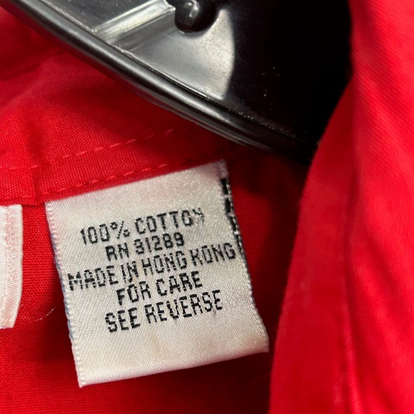 Baxter and Wells Red Embroidered Bead Embellished Western Shirt Women's Size L - Picture 11 of 13